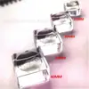 Enfeites de Mesa Quadrados com Base de Vidro em Estoque, Artesanato em Vidro, Suporte de Base para Bola de Cristal Transparente Trapezoidal Atacado