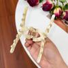 Pinza para el pelo Berphia Fashion con ácido acético, estilo coreano grande, estilo sencillo, para todo tipo de peinados, estilo retro, de alta gama, accesorios para el cabello para mujer.