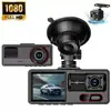Grabadora de Lente Único/Doble Transfronteriza HD para Coche Grabación Triple Frontal/Interior/Trasera Gran Angular Visión Nocturna WIFI Cámara de Salpicadero