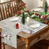 Conjunto de Toalha de Mesa Novo Transfronteiriço Decoração de Mesa para Feriado de Natal Conjunto de Bandeira de Mesa Jogos Americanos Bandeira de Mesa 2026 Amazon