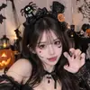 Clip para el Cabello de Disfraz de Halloween Atmosférico Pinza de Pato Accesorios para la Cabeza Decoraciones Divertidas para el Cabello para Mujer Telaraña