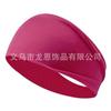 Banda de cabelo esportiva europeia e americana Yoga Sweat Band para homens e mulheres correndo Fitness Headband faixa de algodão elástico cor sólida faixa acessórios para o cabelo