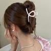 Horquilla de Estilo Coreano Nueva para Mujer Primavera y Verano 8cm Pinza de Agarre Nicho Accesorios para el Cabello Imitación Ácido Acético Pinza de Tiburón Horquilla Adorno para el Cabello