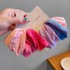 Cuerda de Pelo de Color Ensanchada para Niños Banda Elástica Alta Sin Daño al Cabello Cuerda de Pelo para Niña Pequeña Accesorios para la Cabeza Femeninos