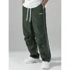 Calça de Assalto Funcional Retrô High Street Americana Masculina Cross-Border Primavera e Outono Nova Estilo Hong Kong Solta Reta Esportiva Casual