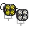 Luz LED de Conducción Impermeable Transfronteriza para Coche de 3 Pulgadas Trébol de Cuatro Hojas 40W Luz Cuadrada Pequeña Luz Todoterreno Foco para Camión