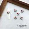 Accesorios para Uñas con Zirconia del Año del Caballo 2026 Nuevos Lindos Ponis del Zodiaco Rojo Aleación Pedrería Decoraciones de Uñas Portátiles para DIY