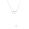 Collar con Borlas Entrelazadas para Mujer, Lujo Accesible Elegante, Diseño Versátil, Moda Estilo Ins Cadena Doble para Clavícula Joyería