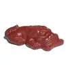 Mascota de Té de Arena Púrpura Yixing Adornos Pixiu Hechos a Mano Dahongpao León Atrae Fortuna Sentado Escultura de Accesorios para Juego de Té Se Puede Criar