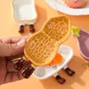 Plato Creativo de Dibujos Animados de Pan para Niños, Plato Lindo de Cerámica, Plato de Sabor para el Hogar, Plato de Vinagre, Plato para Salsa para Barbacoa y Olla Caliente