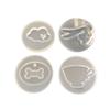 Espejo Hecho a Mano Gotas de Pegamento UV Accesorios para Joyería Nubes de Hueso Hueco Taza de Té Nueva Versión de Humanoide Computadora Corazón de Ángel