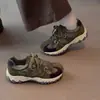 Zapatillas de entrenamiento alemanas de suela gruesa para mujer, nueva colección otoño 2026, zapatillas que aumentan la altura con suelas blandas, zapatillas casuales para mujer
