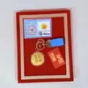 Oro Puro 999 Gama Alta Exquisito Regalo Día de San Valentín Chino 520 Paz y Alegría Princesa Por Favor Haz Galletas de la Fortuna para que Otros las Regalen Venta al por Mayor