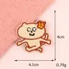 Parche Bordado Termofusible de Animales de Dibujos Animados Pegatinas de Tela Coreanas DIY Souvenir Hecho a Mano Pegatinas de Parche Accesorios Etiquetas de Tela para Planchar