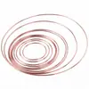 Venta al por mayor directa de fábrica anillo de hierro de red de sueños soldadura chapado anillo de hierro color oro rosa gran cantidad de anillo de hierro en stock viajero
