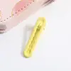 Pinza para el Cabello con Diseño Lateral Ondulado, Pinza Metálica Hueca de Color Caramelo de Alta Gama, Pinza para Flequillo, Accesorio para el Cabello de Pato, Adorno Lindo para el Cabello