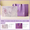 Té de Flor de Niebla Morada Caja de Regalo de Alta Gama Bolsa de Regalo Caja de Regalo Caja Vacía Juego de Té Kung Fu Almacenamiento Empaque de Regalo Festivo de Alto Valor