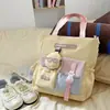 Bolsa de Ombro Fofa para Menina Bolsa Transversal Casual de Grande Capacidade Bolsa Tote para Alunos do Ensino Fundamental e Médio Ir para a Aula Reforço