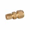 Reductor Recto de Doble Férula de Latón Tubo Británico 1/8"-1" Marca Roke Sellado y Resistente a la Presión