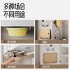 Estante para tapas de ollas Ermo, estante de almacenamiento de cocina de pared sin perforaciones, estante de almacenamiento de pared, tabla de cortar, estante de almacenamiento para tablas de cortar