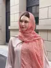 Bufanda Estampada Nuevo Estilo Transfronteriza, Patrón de Espiga, Protección Solar, Bufanda Larga Resistente al Viento de Algodón y Lino a la Moda, Chal de Alta Gama, Pañuelo para la Cabeza para Mujer