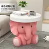 Alemán 2026 Nuevo Modelo Fabricante Mesa de Café Elefante Sala de Estar Grande Mesa Lateral de Sofá Decoración de Piso Bandeja Gabinete de TV Hogar