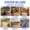 Suelo de Madera Plástica para Interiores y Exteriores Impermeable Balcón Jardín Impermeable a Prueba de Humedad Anticorrosión Fácil de Instalar Ensamble Suelo de Madera Plástica