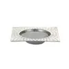 Filtro de rejilla para desagüe de piso de acero inoxidable para baño y inodoro, dispositivo antiatascos, cubierta de filtro de rejilla para cabello para desagüe de piso