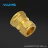 Conexión de accesorios de tubería de latón Hailiang férula alambre interior directo rosca interna conexión de accesorios de tubería de cobre Aire Acondicionado Refrigeración accesorios ingeniería venta al por mayor