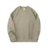 Sudadera de Algodón 350g Cuello Redondo Manga Larga Deportiva Holgada Cómoda Versátil Ropa para Grupo Ropa de Trabajo Unisex
