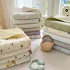 2026 Nuevo Estilo Fresco y Sencillo Funda de Cama Lavada con Arena de Doble Cara Pieza Única