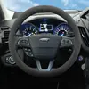 Aplicable a Cubierta de Volante Ford Kuga Invierno Felpa Ultradelgada Especial Modelos 13-20 Antideslizante Absorbente de Sudor Cubierta de Agarre