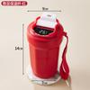 Caneca de Café Octogonal com Display de Temperatura Inteligente, Copo Térmico Portátil de Aço Inoxidável 316, Copo de Água Estiloso para Viagem e Carro para Mulheres