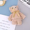 Oso rojo de internet toalla para lavar la cara vellón coralino Reunión Anual regalo de mano regalo de vuelta regalo adulto toalla puede llevar logo