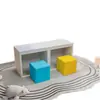 Conjunto de Mesa e Cadeira Personalizado para Jardim de Infância Privado e Público, Mesa Pequena Retangular Infantil, Modelo Moderno Minimalista para Exportação