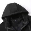Cardigan con capucha de moda casual para hombre, importado de América, para jóvenes, Otoño e Invierno, Pantalones forrados de polar, Traje de dos piezas