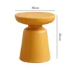 Nordic home sofá pequena mesa de centro simples moderna sala de estar plástico criativo mesa de canto redonda mesa de designer
