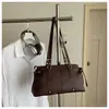 Bolso retro esmerilado para ir al trabajo para mujer 2026 nueva moda bolso de hombro de gran capacidad bolso de mano de alto valor bolso Boston