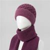 Chapéu de inverno para idosos, avó, proteção para os ouvidos, chapéu de lã, forro de lã, chapéu de malha para velha senhora, chapéu de mãe fria