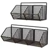 Estante de Almacenamiento para Cestas Colgantes Cocina Caja de Almacenamiento para Ajo y Jengibre Estante de Almacenamiento para Cebolla, Jengibre y Ajo Estante para Condimentos Colgante de Pared Mejorado
