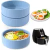 Bol de Silicona Resistente a Altas Temperaturas Apto para Microondas para Cocinar Huevos al Vapor, Bol de Comida para Bebés de Dibujos Animados de Colores, Vaporera de Huevos para Microondas, Transfronterizo