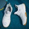 Tênis de Badminton com Placa de Carbono Real, Profissional Masculino com Fivela Rotativa, Tênis Esportivo Respirável, Outono e Inverno, Antiderrapante, Resistente ao Desgaste, Amortecedor, Masculino e Feminino
