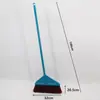 Escoba de Plástico Simple y Concisa con Cerdas Duras Anguladas, Escoba Individual para Saneamiento del Hogar, Barrido de Agua, Uso en Exteriores, Cabezal de Escoba Escolar Ordinario