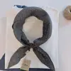Bufanda de Cinta Versátil de Alta Calidad 100% Ramio Natural Transpirable con Esquinas Puntiagudas para Mujeres Diadema Estilo Bosque para Viajes Bufanda de Seda Primavera y Verano
