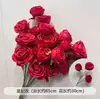 Flores Artificiais para Casamento Decoração de Noivado Guia de Caminho Arranjo de Flores de Chão Decoração de Teto Palco Salão de Casamento Chinês Enfeites