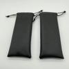 Bolsa de Almacenamiento Impermeable de Poliéster PU Negro para Cables de Datos, Auriculares Grandes, Batería Portátil, Bolsillo, Se Puede Imprimir con Logo, Venta al por Mayor