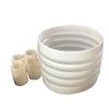Tubo de silicona corrugado de gran diámetro resistente al desgaste, conexión suave de silicona, productos de silicona, conector de silicona industrial