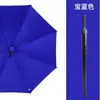 Paraguas grande, paraguas transfronterizo hecho a medida, mango recto de doble capa, extragrande, resistente a la tormenta, paraguas de publicidad para negocios de golf, venta al por mayor