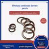 Arruela de combinação 316 aço inoxidável arruela de combinação cola de flúor resistente à temperatura arruela de combinação resistente ao desgaste resistente à pressão arruela de combinação meio pacote