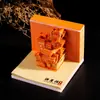 Bloco de Notas com Escultura de Papel Estéreo 3D Personalizável, Calendário de Rasgar Cultural e Criativo, Lembrança da Área Cênica de Hongyadong, Decoração de Mesa